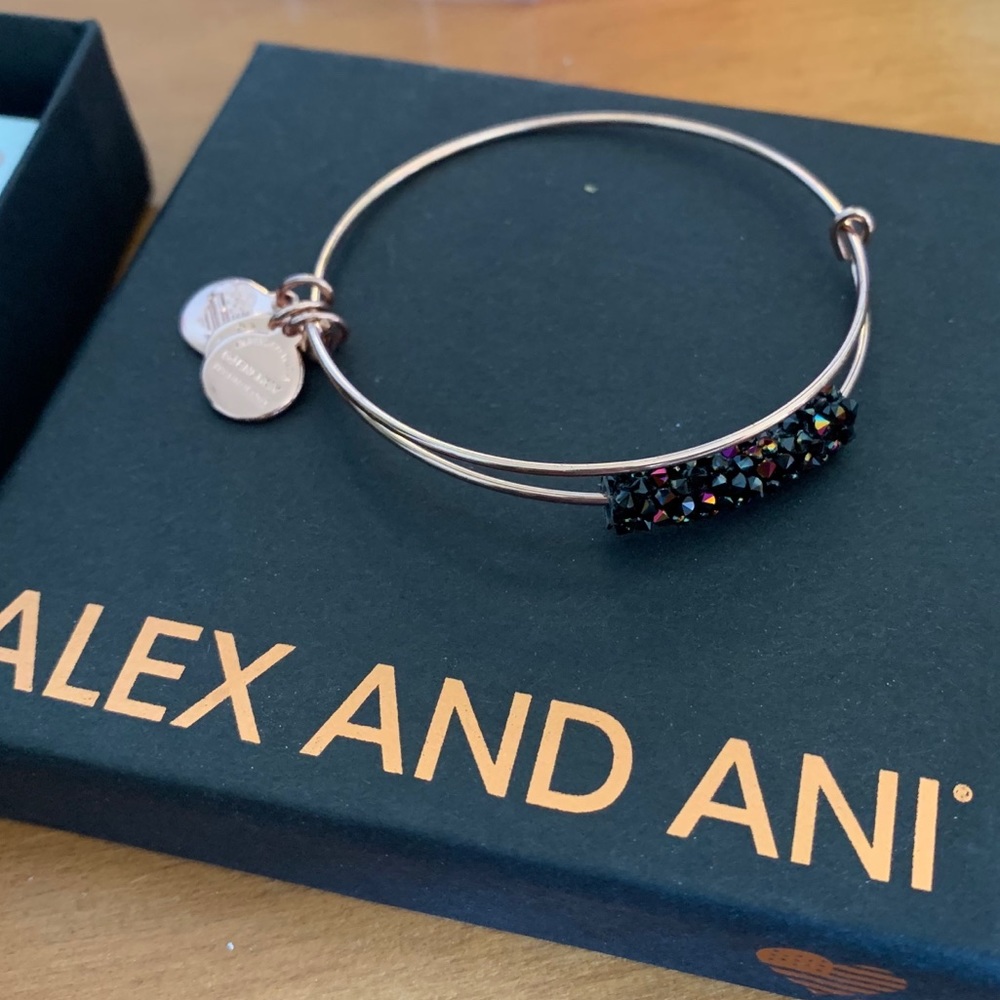 Alex and Ani Meteor Shower Bracelet Rose Gold